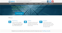 Desktop Screenshot of customtradingsystem.com
